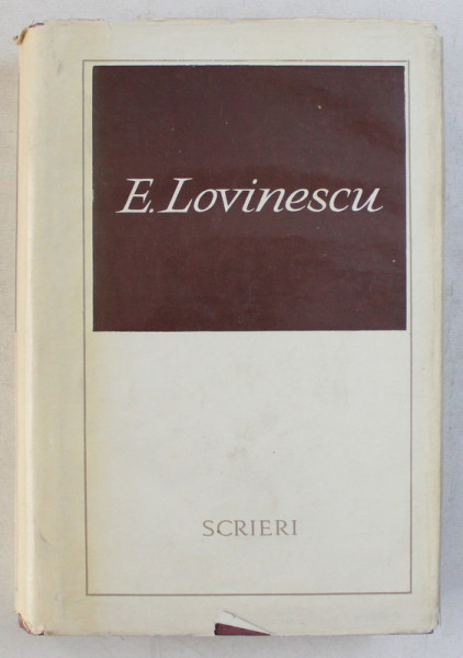 OPERE , E. LOVINESCU , SCRIERI , VOLUMUL VII , T. MAIORESCU , 1978