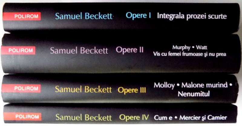 OPERE I - IV de SAMUEL BECKETT , 2012