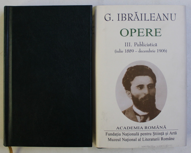 OPERE III - IV de G. IBRAILEANU , 2019