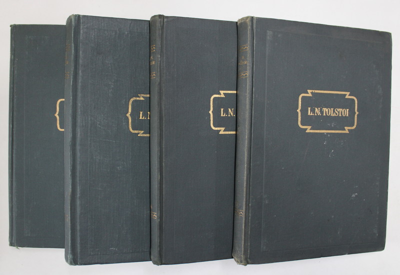 OPERE IN PAISPREZECE VOLUME , RAZBOI SI PACE , TOMURILE IV , V , VI , VII de L. N. TOLSTOI , 1955