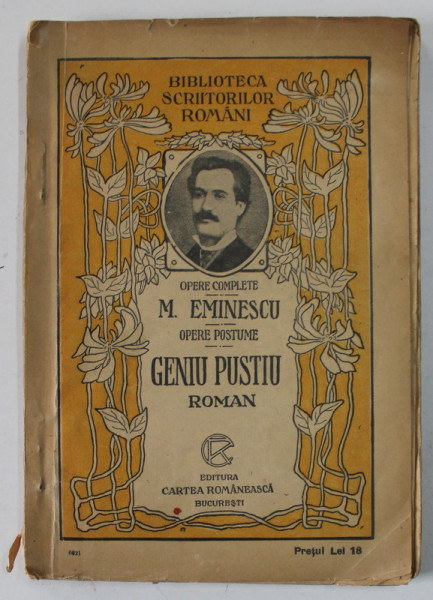 OPERE POSTUME. GENIU PUSTIU de M. EMINESCU