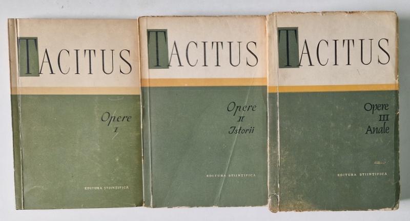 OPERE-TACITUS  3 VOL.  BUCURESTI 1958-1964 *EDITIE BROSATA