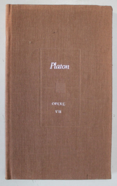 OPERE VII de PLATON  1993