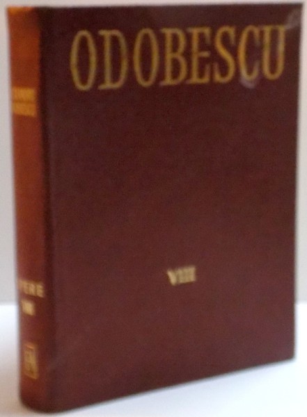 OPERE VIII CORESPONDENTA (1847-1879) , 1979