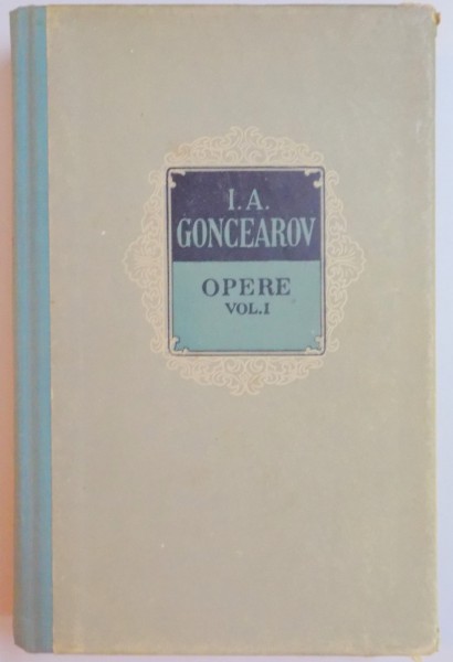 OPERE , VOL I de I.A.GONCEAROV , 1956 , MICI DEFECTE
