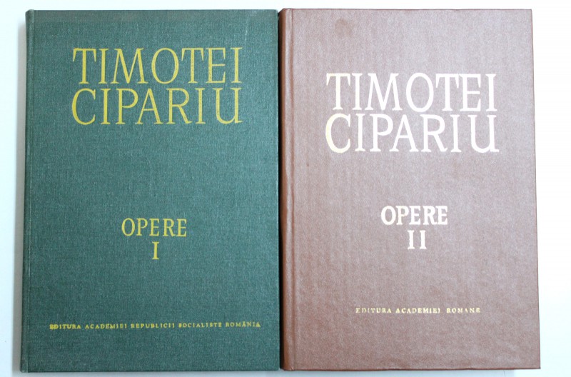 OPERE VOL I-II de TIMOTEI CIPARIU , 1987