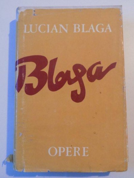 OPERE , VOL. II  , POEZII de LUCIAN BLAGA , 1974