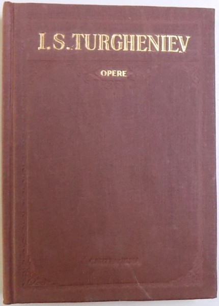 OPERE VOL. V de V S. TURGHENIEV , 1956