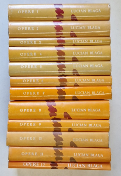 OPERE , VOLUMELE I - XII de LUCIAN BLAGA , 1973 - 1995