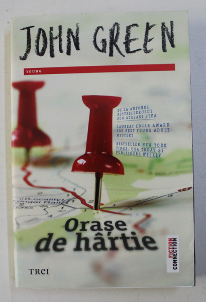 ORASE DE HARTIE - de JOHN GREEN , 2014 , PREZINTA HALOURI DE APA