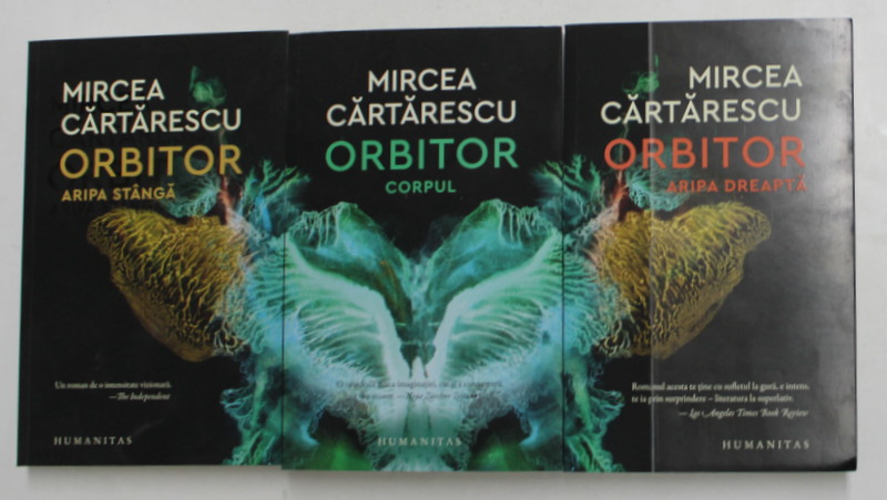 ORBITOR , VOLUMELE I - III , roman de MIRCEA CARTARESCU , 2021