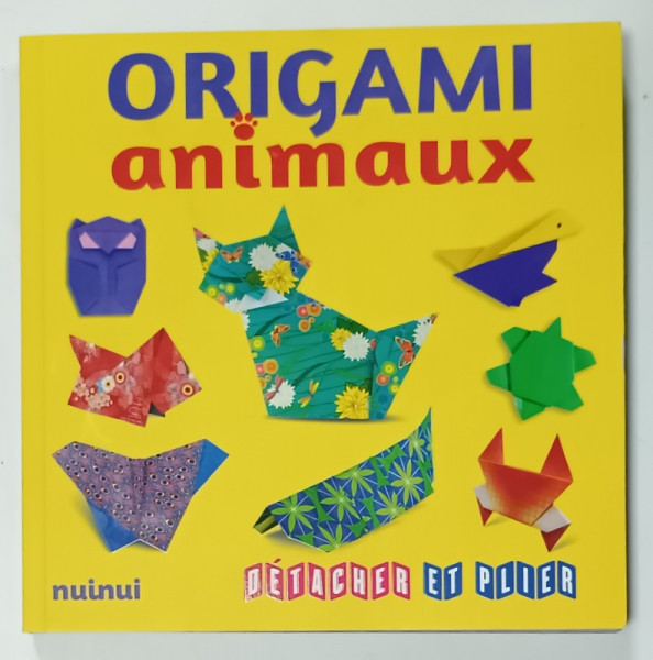 ORIGAMI ANIMAUX , DETACHER ET PLIER , 2021