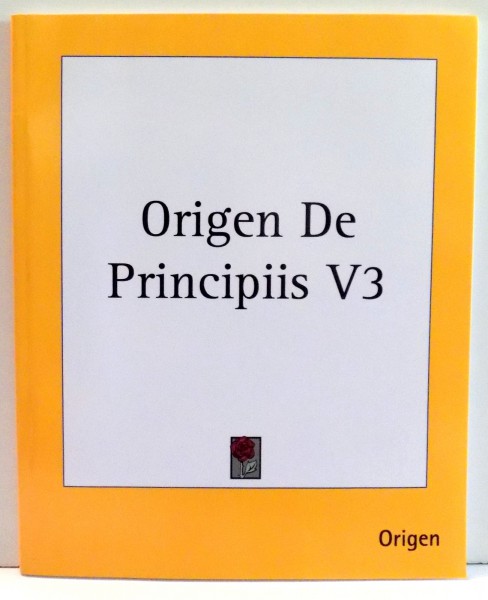 ORIGEN DE PRINCIPIIS V3 by ORIGEN