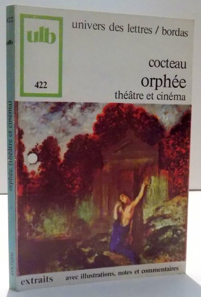 ORPHEE par JEAN COCTEAU , 1973