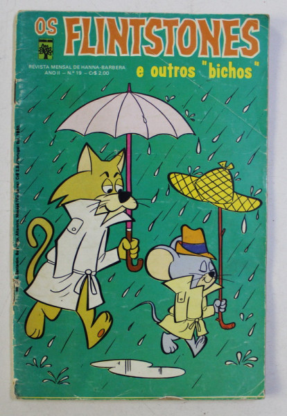 OS FLINTSTONES E OUTROS BICHOS , NR. 19 ANO II , 1974