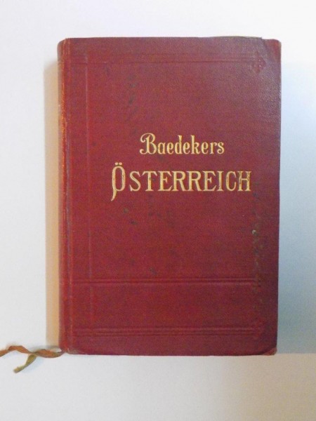 OSTERREICH. HANDBUCH FUR REISENDE VON KARL BAEDEKER  1926
