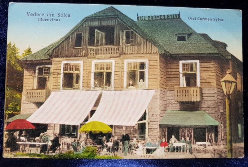 OTEL CARMEN SILVA, VEDERE DIN SOLCA ( BUCOVINA ) - CARTE POSTALA FOTO