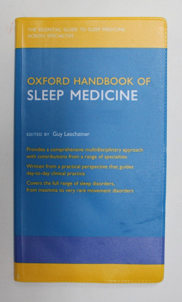 OXFORD HANDBOOK OF SLEEP MEDICINE , edited by GUY LESCHZINER , 2022
