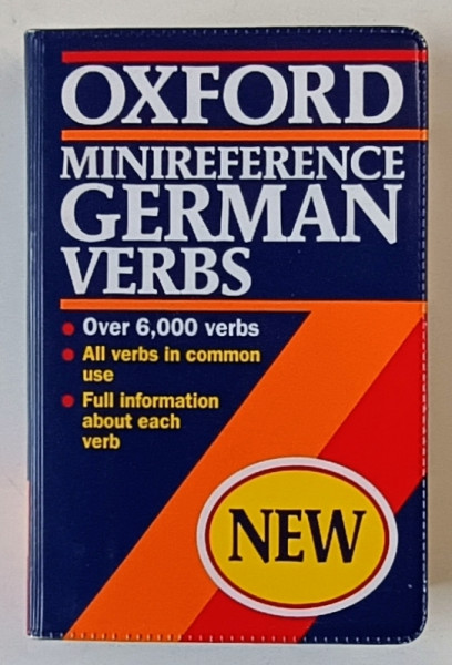 OXFORD , MINIREFERENCE GERMAN VERBS by WILLIAM ROWLINSON , 1993