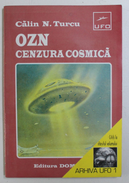 OZN - CENZURA COSMICA de CALIN N. TURCU , 1996