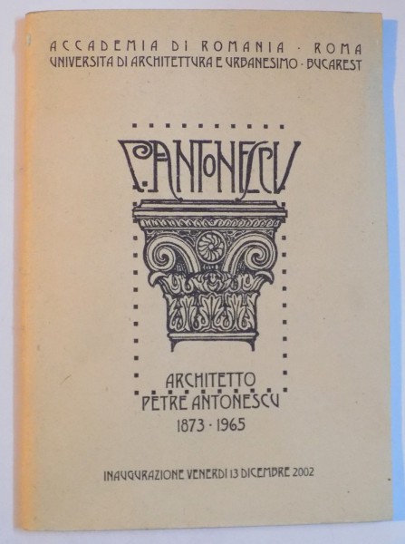 P. ANTONESCU 1873-1965 , 2002