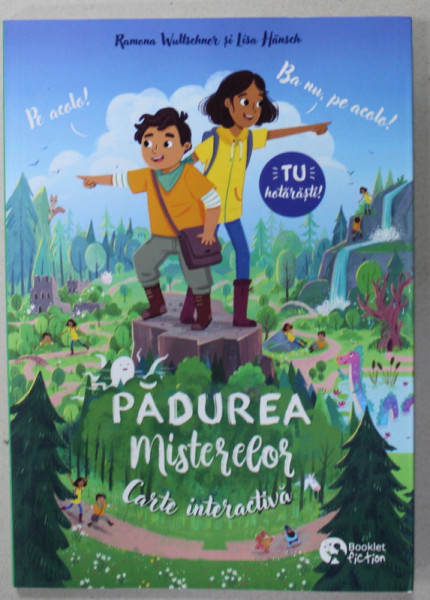 PADUREA MISTERELOR , CARTE INTERACTIVA de RAMONA WULTSCHNER si LISA HANSCH , 2023