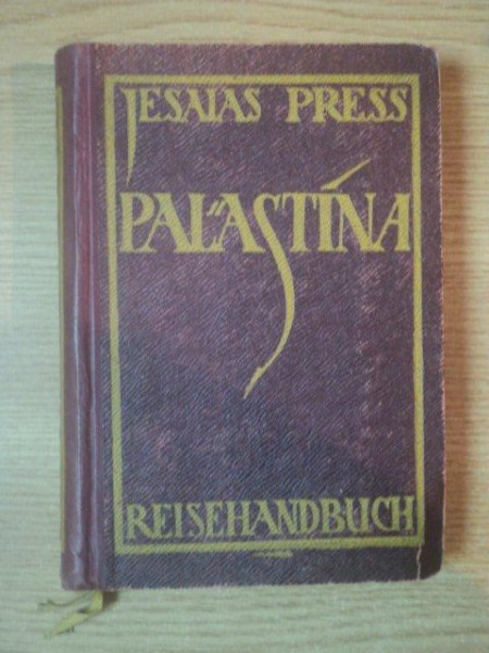 PALASTINA UND SUDSYRIEN REISEHANDBUCH, 1921