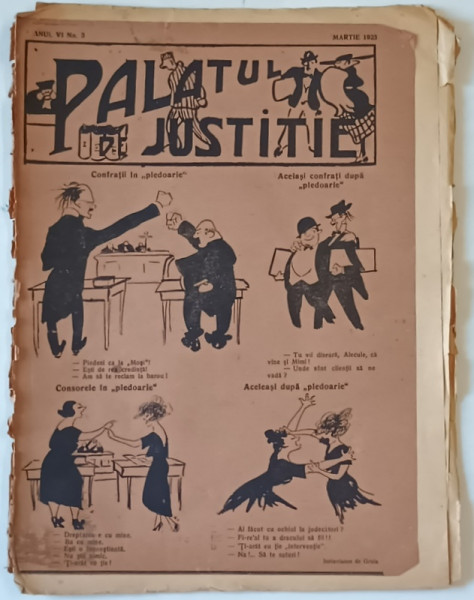PALATUL DE JUSTITIE , REVISTA , NR. 3, MARTIE , 1923