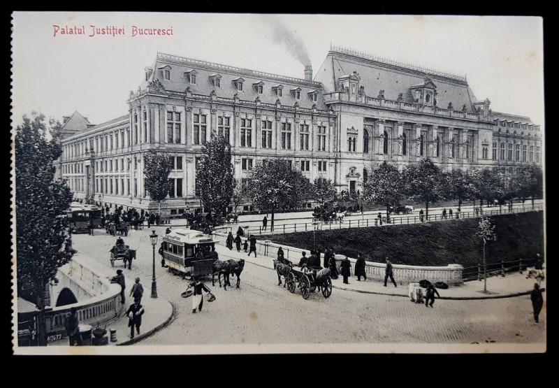 Palatul Justotiei, Bucuresti - Carte postala ilustrata