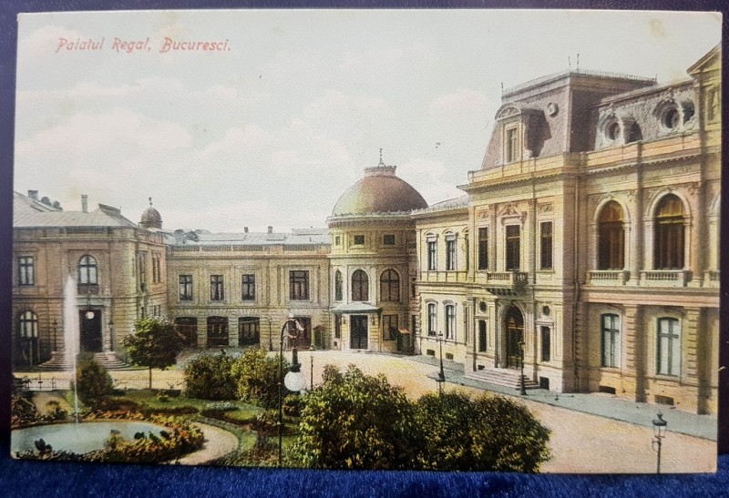 Palatul Regal, Bucuresti - Carte postala ilustrata