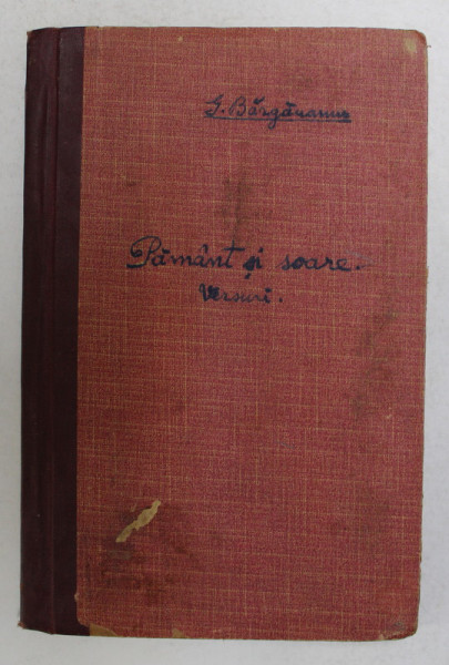 PAMANT SI SOARE , versuri de C. BRAGAUANU , 1927