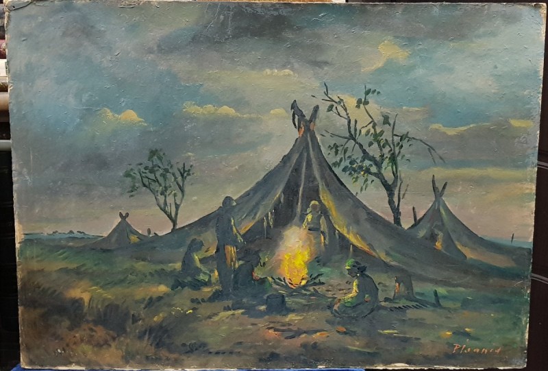 Pan Ioanid (1878-1956) - Satra la foc