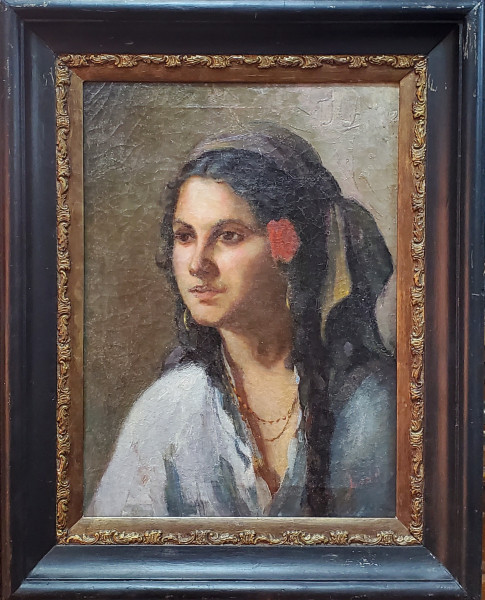 Pan Ioanid (1878 - 1956) - Tanara cu basma
