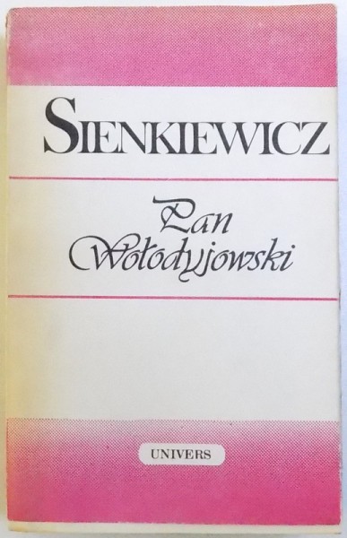 PAN WOLODYJOWSKI  - ROMAN de SIENKIEWICZ , 1992