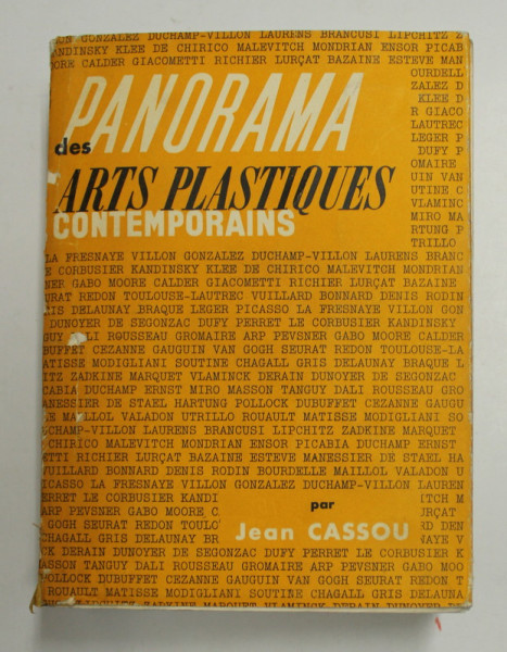 PANORAMA DES ARTS PLASTIQUES CONTEMPORAINES par JEAN CASSOU  1960