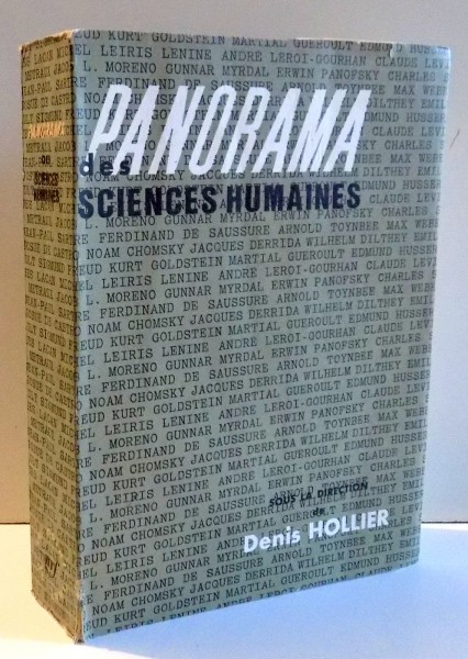 PANORAMA DES SCIENCES HUMAINES sous la direction de DENIS HOLLIER, 1973