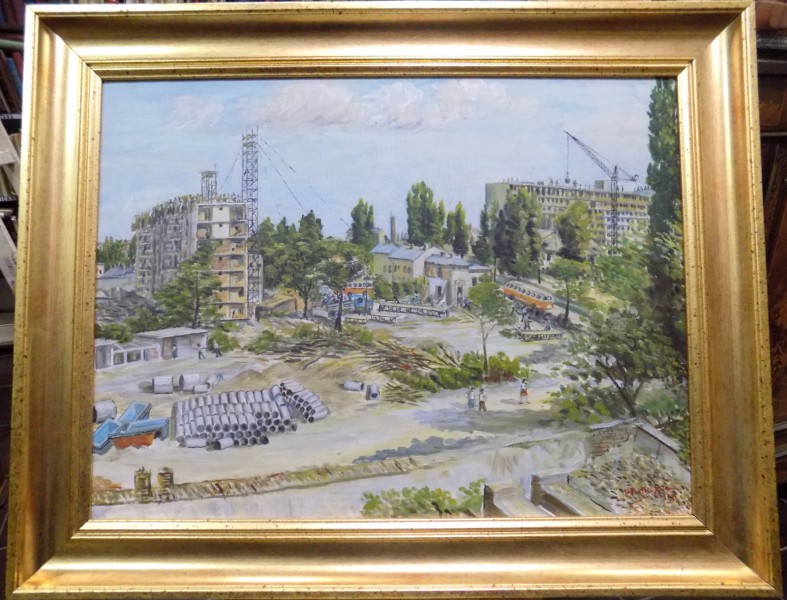 PANTELI STANCIU (1901 – 1981), SANTIER IN BUCURESTI
