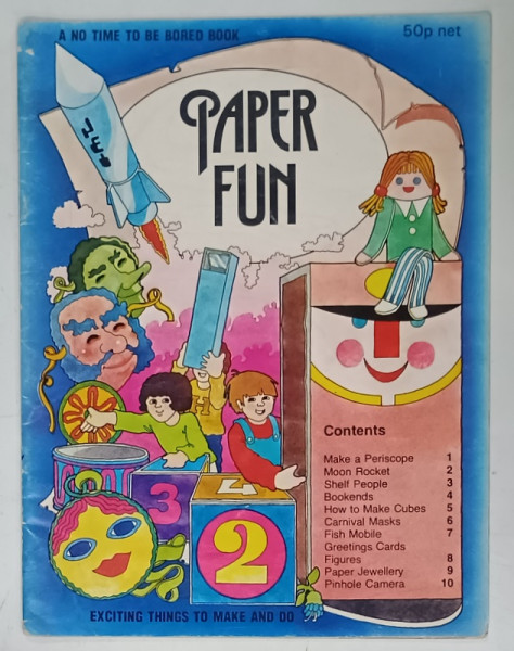 PAPER FUN , EXCITING THINGS TO MAKE AND DO , 1977