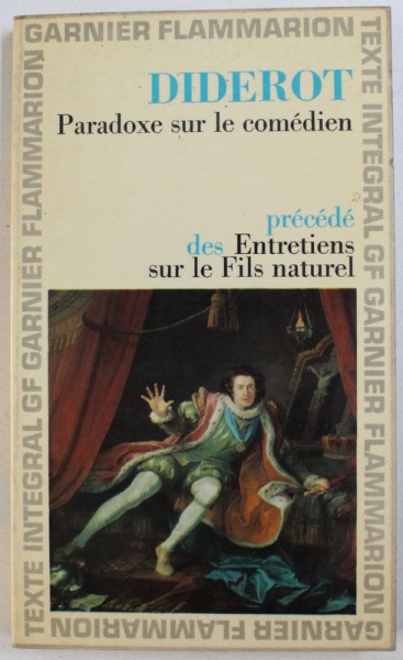PARADOXE SUR LE COMEDIEN par DENIS DIDEROT , 1967