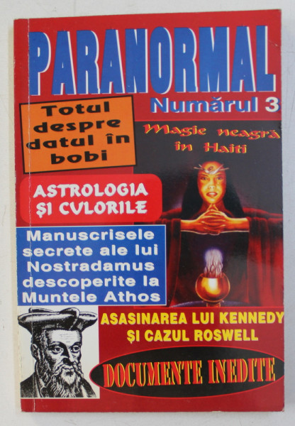 PARANORMAL - REVISTA , NR. 3 , 1996