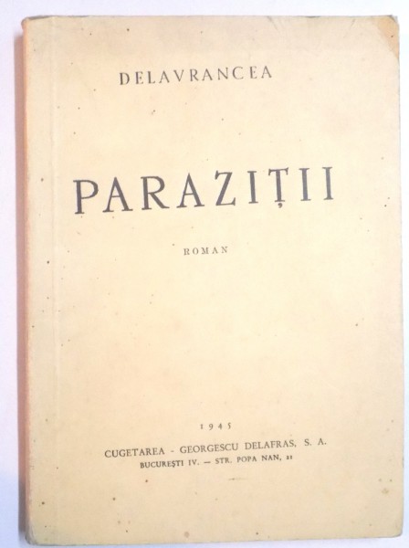 PARAZITII de DELAVRANCEA , 1945
