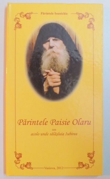 PARINTELE PAISIE OLARU SAU ACOLO UNDE SALASLUIA IUBIREA de PARINTELE IOANICHIE , 2012