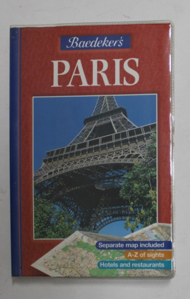 PARIS , BAEDEKER GUIDE , 1998