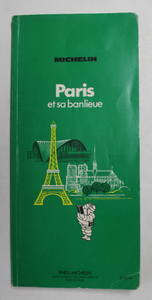 PARIS ET SA BANLIEUE , GUIDE MICHELIN , 1976