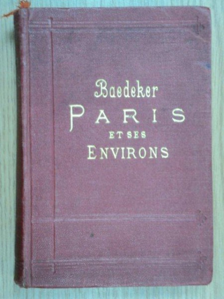 PARIS ET SES ENVIRONS-BAEDEKER  1914