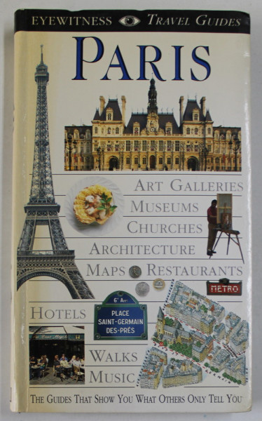 PARIS , EYEWITNESS , TRAVEL GUIDES , by ALAN TILLIER , 1193