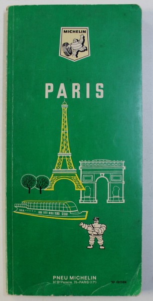 PARIS GUIDE MICHELIN - DEUTSCHE AUSGABE , 1976