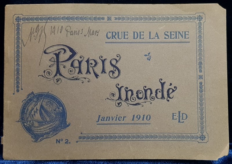 PARIS INONDE, CRUE DE LA SEINE - IANUARIE 1910