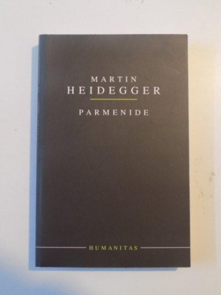 PARMENIDE de MARTIN HEIDEGGER , 2001