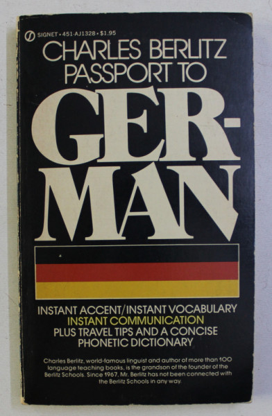 PASSPORT TO GERMAN by CHARLES BERLITZ , 1972